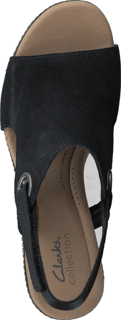 Clarks Giselle Sea Black Sde -Duffy kauppa 60585 77 5