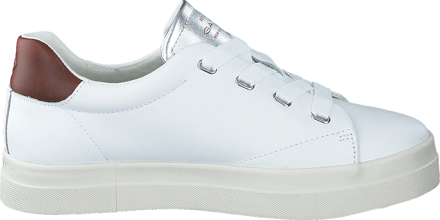 Gant Avona Sneaker White/cognac/silver 2 Gant Avona Sneaker White/cognac/silver - Image 2
