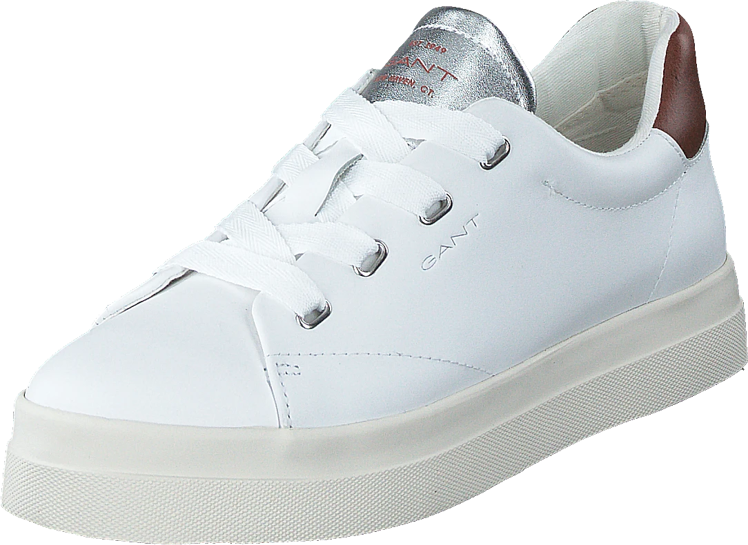 Gant Avona Sneaker White/cognac/silver 3 Gant Avona Sneaker White/cognac/silver - Image 3