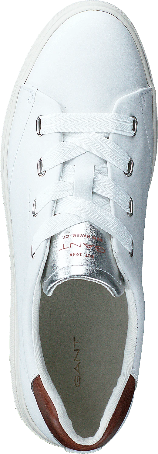 Gant Avona Sneaker White/cognac/silver 6 Gant Avona Sneaker White/cognac/silver - Image 6