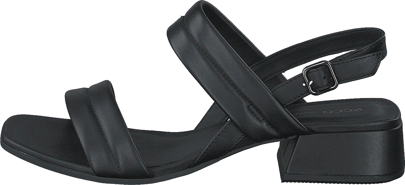Ecco Elevate Squared Sandal Black 1 Ecco Elevate Squared Sandal Black