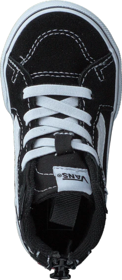 Vans Td Filmore Hi Zip (suede/canvas) Black/white -Duffy kauppa 60617 36 5