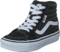 Vans Yt Filmore Hi (suede/canvas) Black/white -Duffy kauppa 60617 40 2