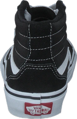 Vans Yt Filmore Hi (suede/canvas) Black/white -Duffy kauppa 60617 40 4