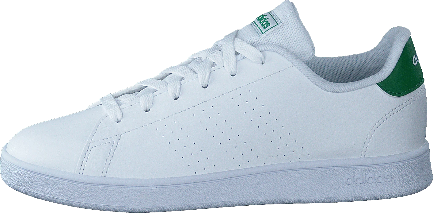 ADIDAS Advantage K Ftwwht/green/gretwo 1 ADIDAS Advantage K Ftwwht/green/gretwo