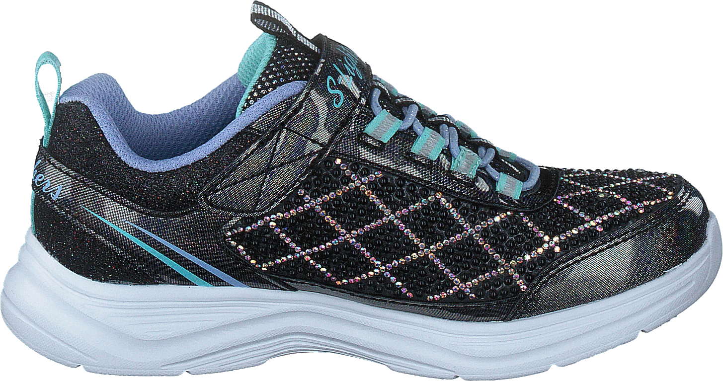 Skechers Girls S-lights Glimmer Kicks - Bklb 2 Skechers Girls S-lights Glimmer Kicks - Bklb - Image 2