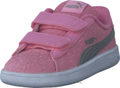 Puma Smash V2 Glitz Glam V Inf Prism Pink-puma Silver -Duffy kauppa 60668 30 2