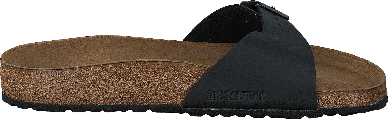 Birkenstock Madrid Regular Birko-flor Black 2 Birkenstock Madrid Regular Birko-flor Black - Image 2