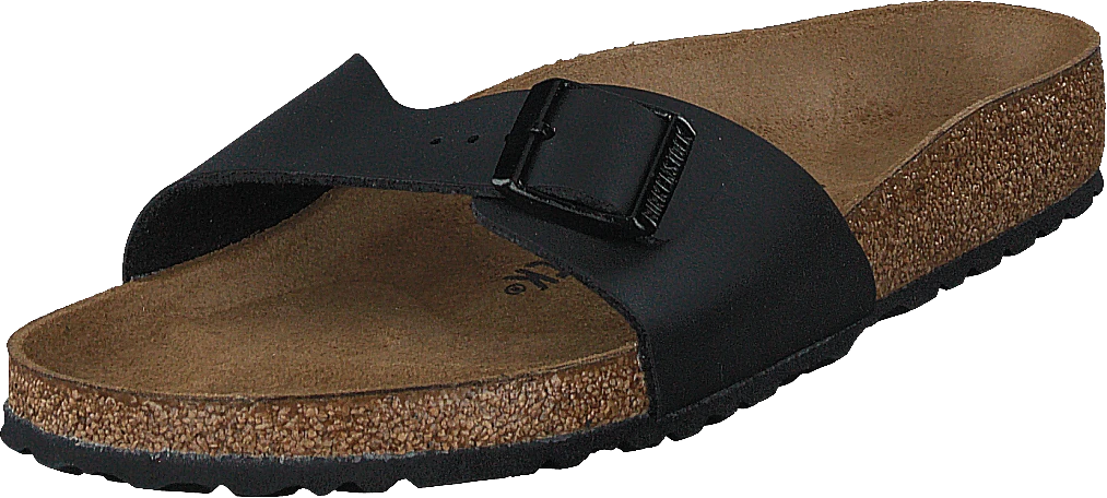 Birkenstock Madrid Regular Birko-flor Black 3 Birkenstock Madrid Regular Birko-flor Black - Image 3