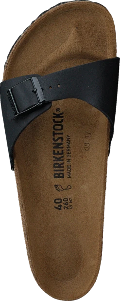 Birkenstock Madrid Regular Birko-flor Black 12 Birkenstock Madrid Regular Birko-flor Black -Duffy kauppa 60682 99 5