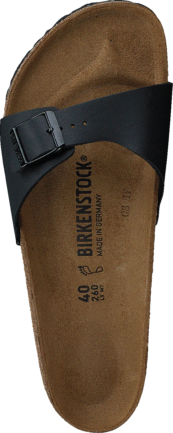 Birkenstock Madrid Regular Birko-flor Black 6 Birkenstock Madrid Regular Birko-flor Black - Image 6