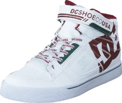 DC SHOES Pure High-top Se Ev Sn White/chili Pepper -Duffy kauppa 60684 98 2