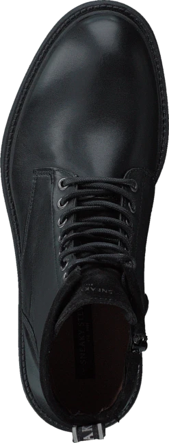 Sneaky Steve Texas Leather Shoe Black -Duffy kauppa 60695 46 5