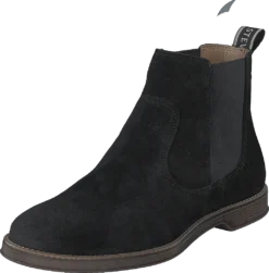 Sneaky Steve Risty Suede Shoe Black -Duffy kauppa 60695 49 2