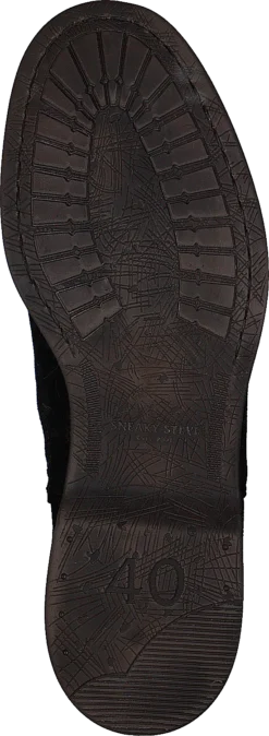 Sneaky Steve Risty Suede Shoe Black -Duffy kauppa 60695 49 6
