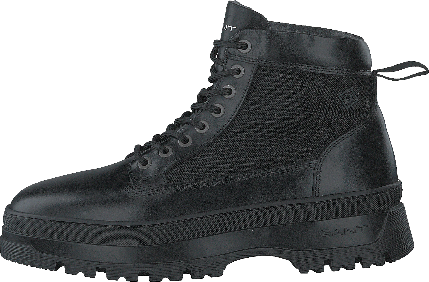 Gant St Grip Mid Lace Boot Black 1 Gant St Grip Mid Lace Boot Black