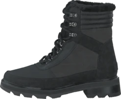 Sorel Lennox Lace Cozy Stkd Wp Jet, Black