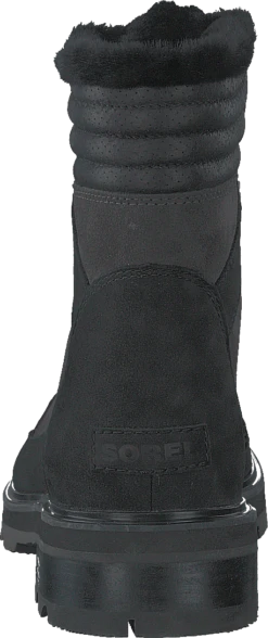 Sorel Lennox Lace Cozy Stkd Wp Jet, Black -Duffy kauppa 60701 59 4