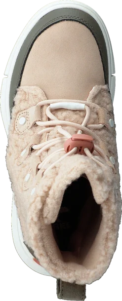 Youth Sorel Explorer Cozy Nova Sand, Stone Green -Duffy kauppa 60701 89 5