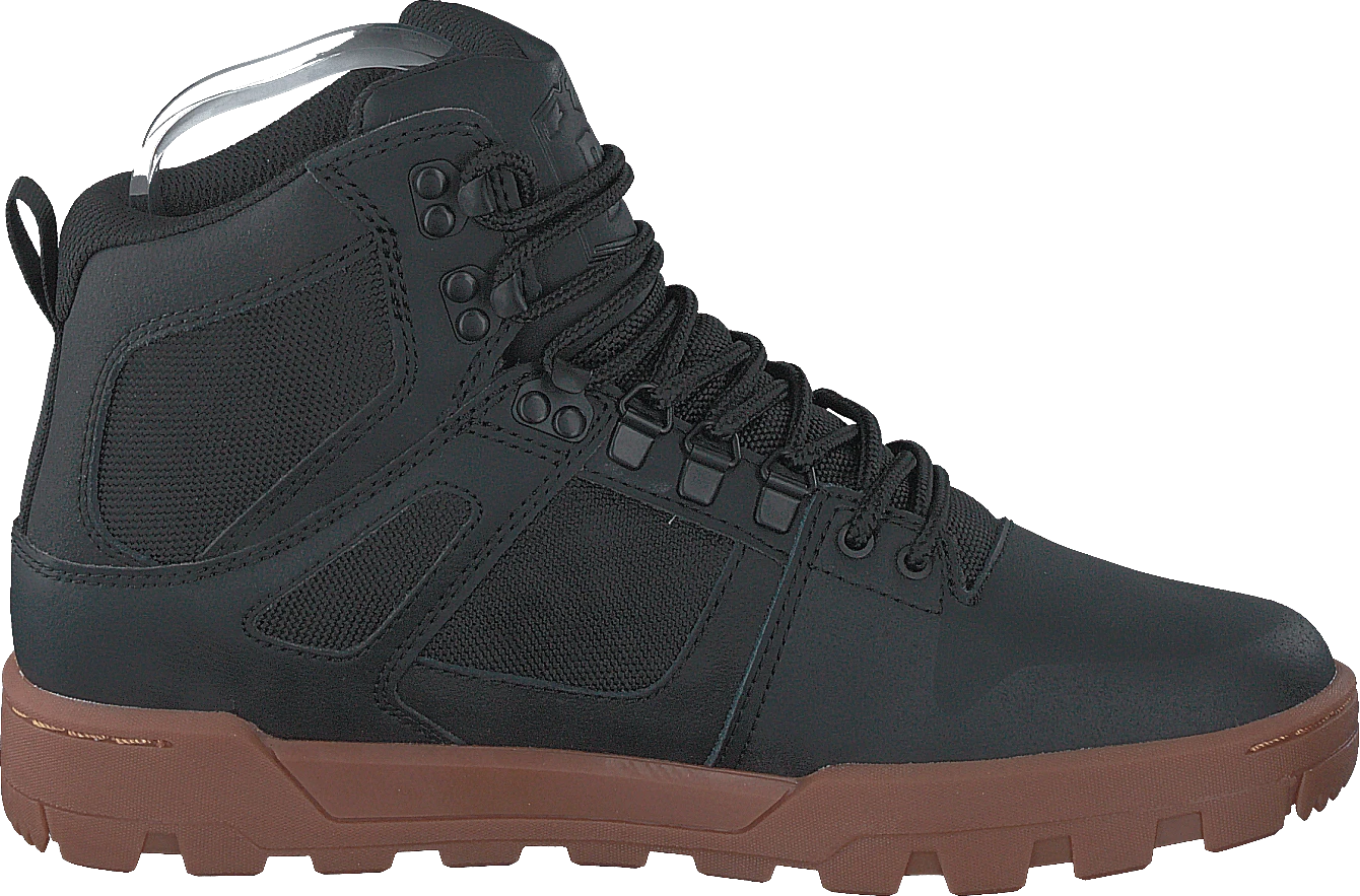 DC SHOES Pure High-top Wr Boot Black/gum 2 DC SHOES Pure High-top Wr Boot Black/gum - Image 2