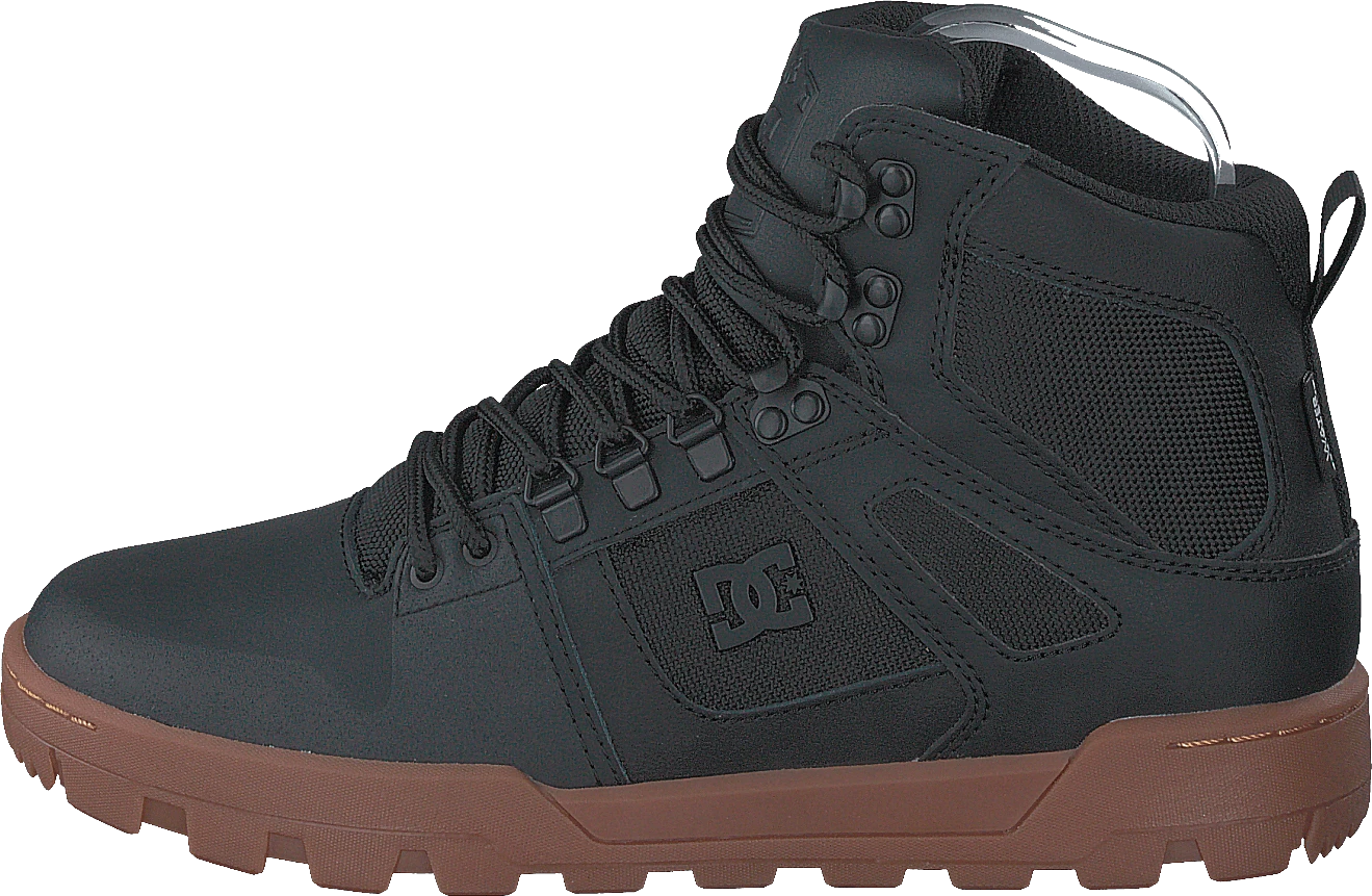 DC SHOES Pure High-top Wr Boot Black/gum 1 DC SHOES Pure High-top Wr Boot Black/gum