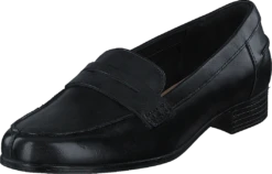 Clarks Hamble Loafer Black Leather -Duffy kauppa 60713 78 2