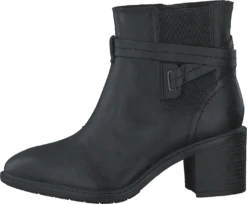 Clarks Scene Star Black Leather