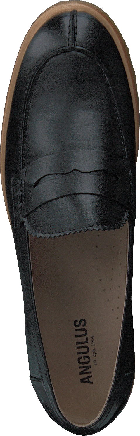 ANGULUS Classic Loafer With Soft Heelc Black 6 ANGULUS Classic Loafer With Soft Heelc Black - Image 6