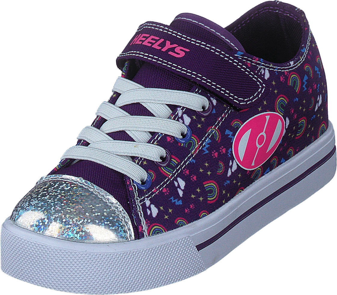 Heelys Snazzy X2 Purple/multi/rainbow 3 Heelys Snazzy X2 Purple/multi/rainbow - Image 3