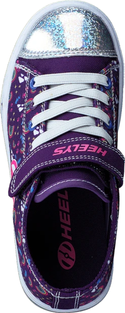 Heelys Snazzy X2 Purple/multi/rainbow 12 Heelys Snazzy X2 Purple/multi/rainbow -Duffy kauppa 60723 31 5