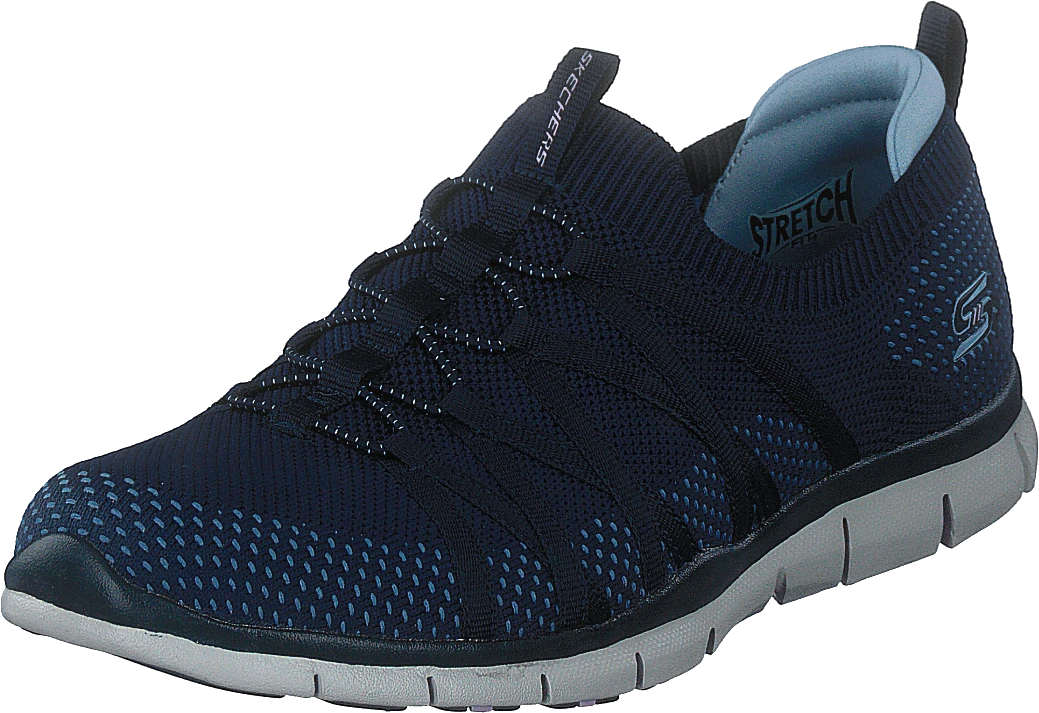 Skechers Womens Gratis - Chic Newness Nvy Navy 3 Skechers Womens Gratis - Chic Newness Nvy Navy - Image 3