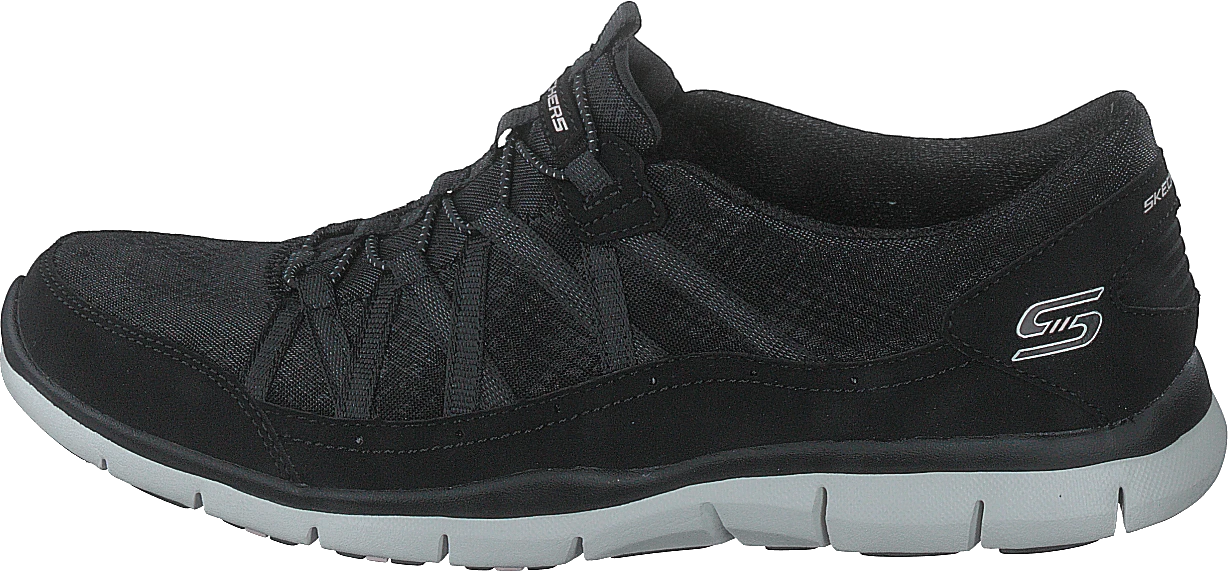 Skechers Womens Gratis Bkw Black White 1 Skechers Womens Gratis Bkw Black White