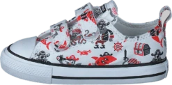 Converse Chuck Taylor All Star 2v Pirat 102-white/university Red/black
