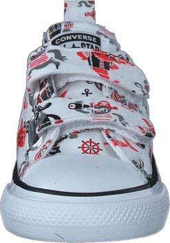 Converse Chuck Taylor All Star 2v Pirat 102-white/university Red/black 10 Converse Chuck Taylor All Star 2v Pirat 102-white/university Red/black -Duffy kauppa 60770 39 3