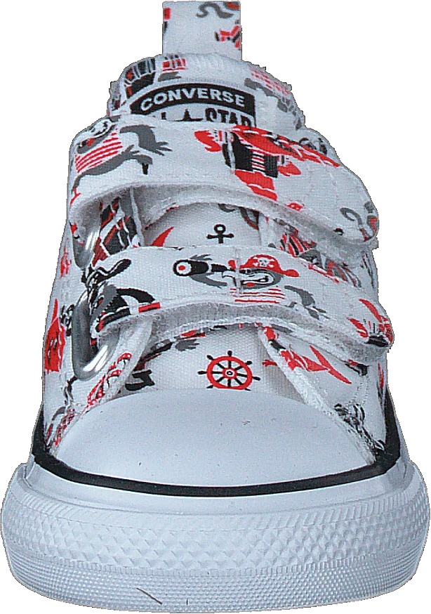 Converse Chuck Taylor All Star 2v Pirat 102-white/university Red/black 4 Converse Chuck Taylor All Star 2v Pirat 102-white/university Red/black - Image 4