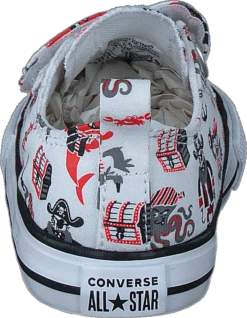 Converse Chuck Taylor All Star 2v Pirat 102-white/university Red/black 11 Converse Chuck Taylor All Star 2v Pirat 102-white/university Red/black -Duffy kauppa 60770 39 4