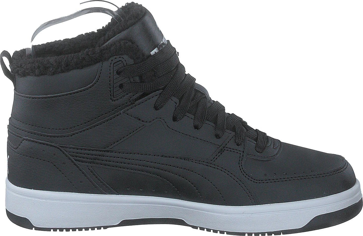 Puma Rebound Joy Fur Jr Puma Black-puma White 2 Puma Rebound Joy Fur Jr Puma Black-puma White - Image 2