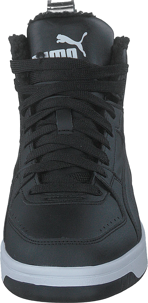 Puma Rebound Joy Fur Jr Puma Black-puma White 4 Puma Rebound Joy Fur Jr Puma Black-puma White - Image 4