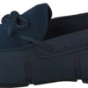SWIMS Braided Lace Loafer Navy