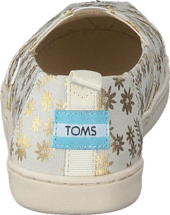Toms Classic Alp Foil Floral Blooms Natural Gold -Duffy kauppa 60897 66 4