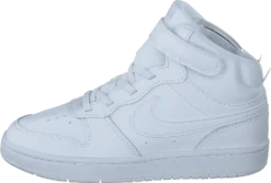 Nike Court Borough Mid 2 Little Kids' Shoes WHITE/WHITE-WHITE